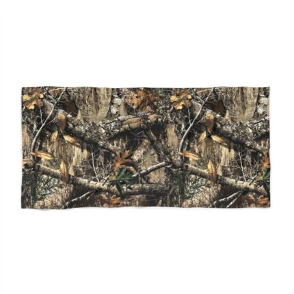 Camo Beach Towel – Realtree Edge for Outdoor Enthusiasts || Stylish Realtree Edge Camo Towel – Ultimate Comfort & Functionality