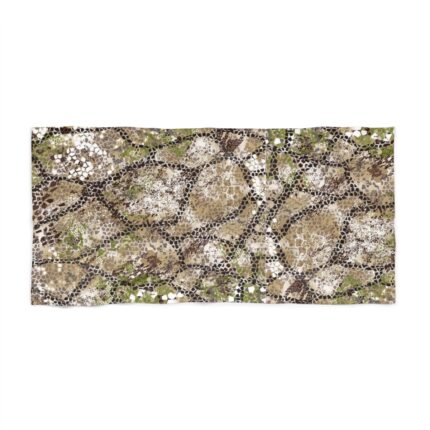 Camo Beach Towel for Outdoor Adventures – Quick-Dry Comfort