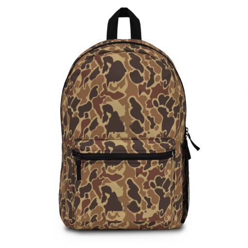 Camo Backpack Knapsack In Hunter Duck Camouflage Drake Old School