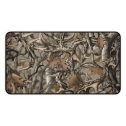 Rugged Hunter Camo Desk Mat for Gaming & Work Comfort || Stylish Non-Slip Camo Desk Mat to Elevate Your Workspace