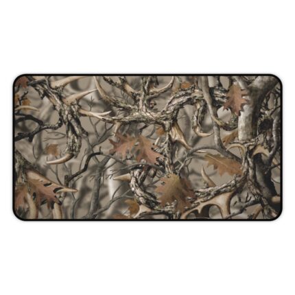 Rugged Hunter Camo Desk Mat for Gaming & Work Comfort || Stylish Non-Slip Camo Desk Mat to Elevate Your Workspace
