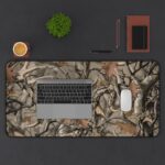 Rugged Hunter Camo Desk Mat for Gaming & Work Comfort || Stylish Non-Slip Camo Desk Mat to Elevate Your Workspace