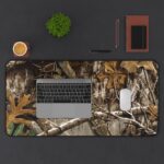 Old School Camo Desk Mat – Rugged Style for Gamers & Hunters || Durable Non-Slip Camo Desk Mat – Elevate Your Workspace Style