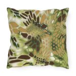 Kryptek Green Camo Outdoor Pillows for Ultimate Comfort || Comfortable Kryptek Camo Pillows for Stylish Outdoor Relaxation