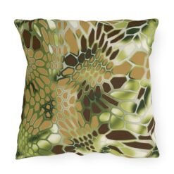 Kryptek Green Camo Outdoor Pillows for Ultimate Comfort || Comfortable Kryptek Camo Pillows for Stylish Outdoor Relaxation
