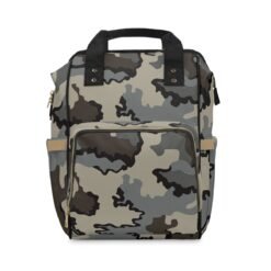 Rugged Camo Diaper Backpack for Stylish Outdoor Parents