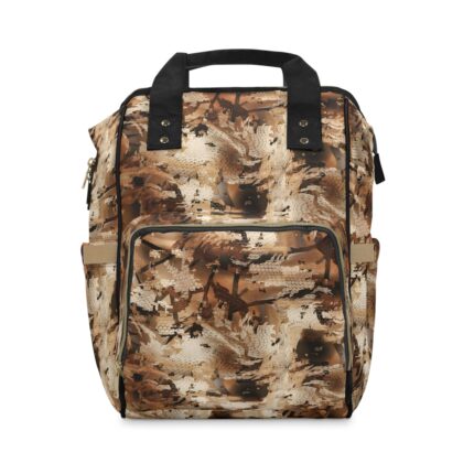 Rugged Camo Diaper Backpack for Outdoor Parenting Adventures