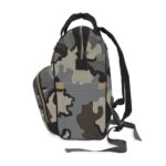 Rugged Camo Diaper Backpack for Stylish Outdoor Parents