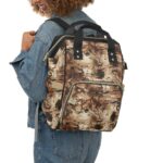 Rugged Camo Diaper Backpack for Adventurous Parents || Outdoor-Ready Camouflage Diaper Bag with Insulated Pockets