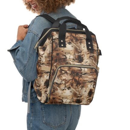 Rugged Camo Diaper Backpack for Adventurous Parents || Outdoor-Ready Camouflage Diaper Bag with Insulated Pockets