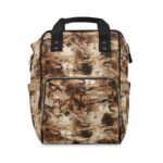 Rugged Camo Diaper Backpack for Adventurous Parents || Outdoor-Ready Camouflage Diaper Bag with Insulated Pockets