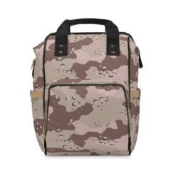 Stylish Camo Diaper Backpack for Adventurous Parents || Military-Inspired Camo Baby Bag with Padded Straps and Storage