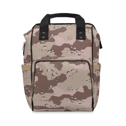 Stylish Camo Diaper Backpack for Adventurous Parents || Military-Inspired Camo Baby Bag with Padded Straps and Storage