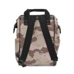 Stylish Camo Diaper Backpack for Adventurous Parents || Military-Inspired Camo Baby Bag with Padded Straps and Storage