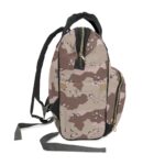 Stylish Camo Diaper Backpack for Adventurous Parents || Military-Inspired Camo Baby Bag with Padded Straps and Storage
