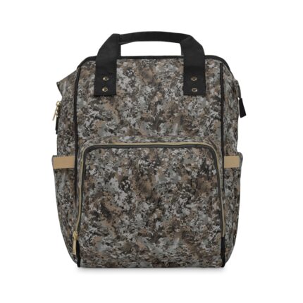 Outdoor-Ready Camo Diaper Backpack in Sitka Optifade II || Functional Camo Baby Bag with Insulated Pockets for Parents
