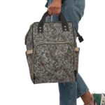 Outdoor-Ready Camo Diaper Backpack in Sitka Optifade II || Functional Camo Baby Bag with Insulated Pockets for Parents