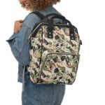 Camo Diaper Backpack: Stylish, Spacious & Adventure-Ready || Adventure-Ready Diaper Backpack: Water-Resistant Camo Design