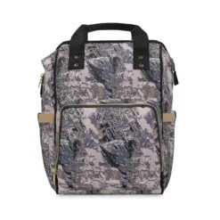 Adventurous Camo Diaper Backpack for Outdoor Parents || Stylish Camouflage Diaper Bag with Insulated Pockets