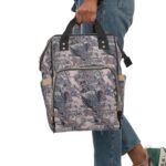 Adventurous Camo Diaper Backpack for Outdoor Parents || Stylish Camouflage Diaper Bag with Insulated Pockets