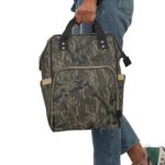 Stylish Camo Diaper Backpack for Adventurous Parents || Modern Multifunctional Diaper Bag in Classic Camo Design