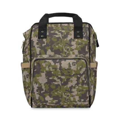 Camo Diaper Backpack for Adventurous Parents – Stylish & Functional || Versatile Camo Baby Bag with Insulated Holders – Rugged & Organized