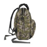 Camo Diaper Backpack for Adventurous Parents – Stylish & Functional || Versatile Camo Baby Bag with Insulated Holders – Rugged & Organized