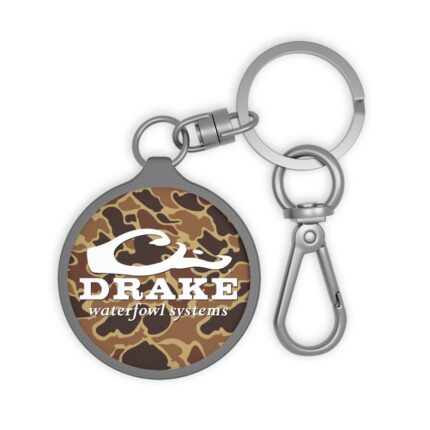 Rugged Camo Keyring Tag for Outdoor Enthusiasts || Real Hunter Drake Camouflage Keyring – Stylish & Durable Accessory