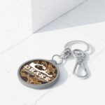 Rugged Camo Keyring Tag for Outdoor Enthusiasts || Real Hunter Drake Camouflage Keyring – Stylish & Durable Accessory