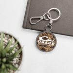 Rugged Camo Keyring Tag for Outdoor Enthusiasts || Real Hunter Drake Camouflage Keyring – Stylish & Durable Accessory