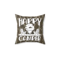 Camo Square Pillow – Double-Sided Print with Custom Options