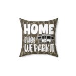 Camo Square Pillow with Double-Sided Print & Custom Options