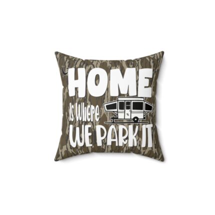 Camo Square Pillow with Double-Sided Print & Custom Options