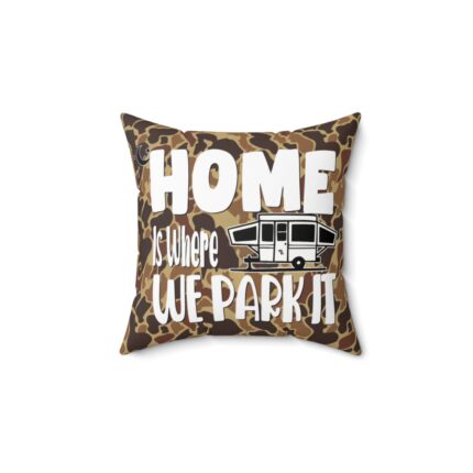 Camo Square Pillow with Custom Design Options | Water-Resistant || Double-Sided HD Camo Pillow | Free Customization Available