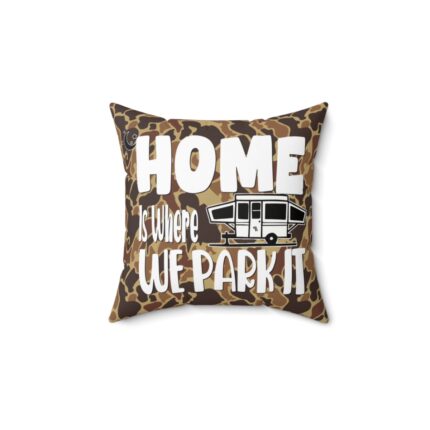 Camo Square Pillow with Custom Design Options | Water-Resistant || Double-Sided HD Camo Pillow | Free Customization Available