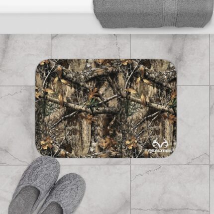Camo Bath Mat – Ultra-Absorbent Rugged Design for Outdoorsy Vibes