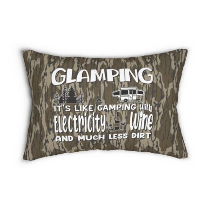 Customizable HD Camo Lumbar Pillow with Concealed Zipper || Unique Double-Sided Camo Print Lumbar Pillow for Outdoor Enthusiasts