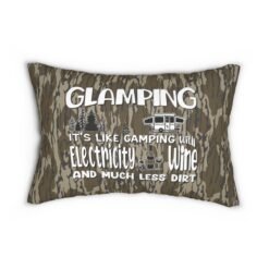 Customizable HD Camo Lumbar Pillow with Concealed Zipper || Unique Double-Sided Camo Print Lumbar Pillow for Outdoor Enthusiasts