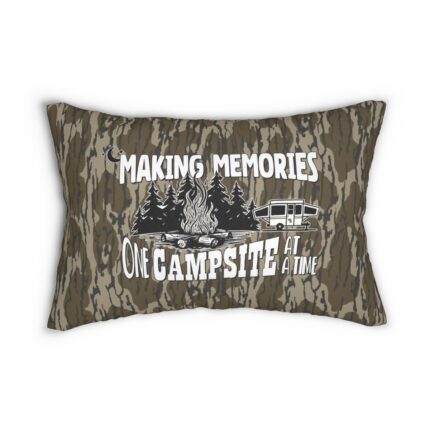 Custom HD Camo Lumbar Pillow – Water-Resistant Comfort