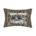 Custom HD Camo Lumbar Pillow – Water-Resistant Comfort