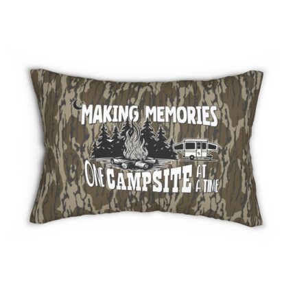 Custom HD Camo Lumbar Pillow – Water-Resistant Comfort
