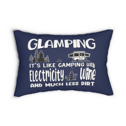 Custom Camo Lumbar Pillow – Double-Sided HD Print