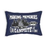 Camo Print Spun-Polyester Lumbar Pillow with Custom Options || Stylish Double-Sided Camo Lumbar Pillow with Hidden Zipper