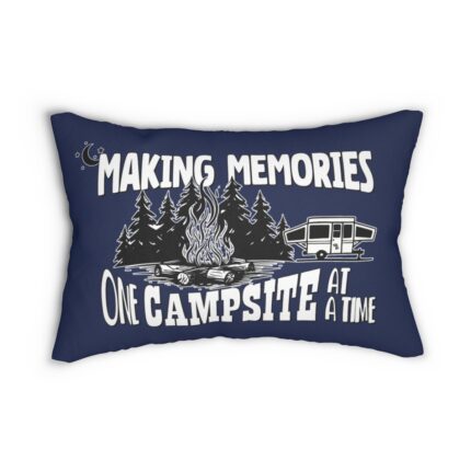 Camo Print Spun-Polyester Lumbar Pillow with Custom Options || Stylish Double-Sided Camo Lumbar Pillow with Hidden Zipper