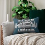 Customizable HD Camo Lumbar Pillow with Free Design || Premium Water-Resistant Camo Pillow – Personalized for You