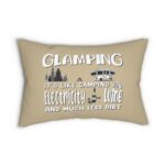 Camo Lumbar Pillow – Customizable Outdoor Comfort & Style || HD Camouflage Spun-Polyester Pillow – Personalize for Every Adventure