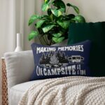 Camo Print Spun-Polyester Lumbar Pillow with Custom Options || Stylish Double-Sided Camo Lumbar Pillow with Hidden Zipper