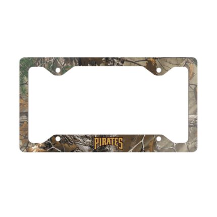 Customizable Camo Metal License Plate Frame for Adventurers || Rugged Camo License Plate Frame – Personalize Your Ride!
