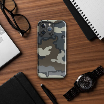 i Phone 16 Camo Tough Case: Rugged Protection for Adventurers