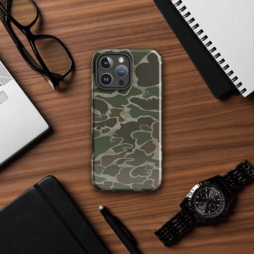 iPhone 16 Camo Tough Case With Real Hunter Camouflage